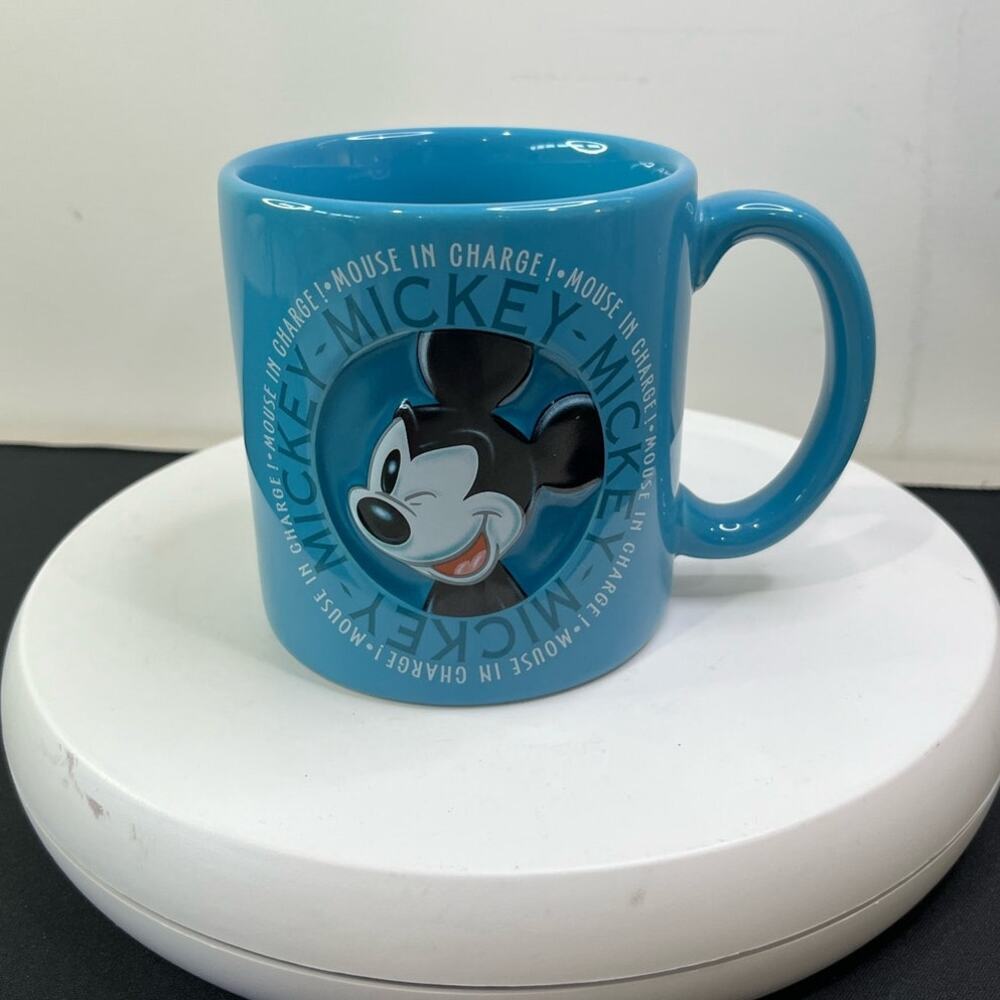 Disney mickey mouse blue mug water/tea/coffee blue kids